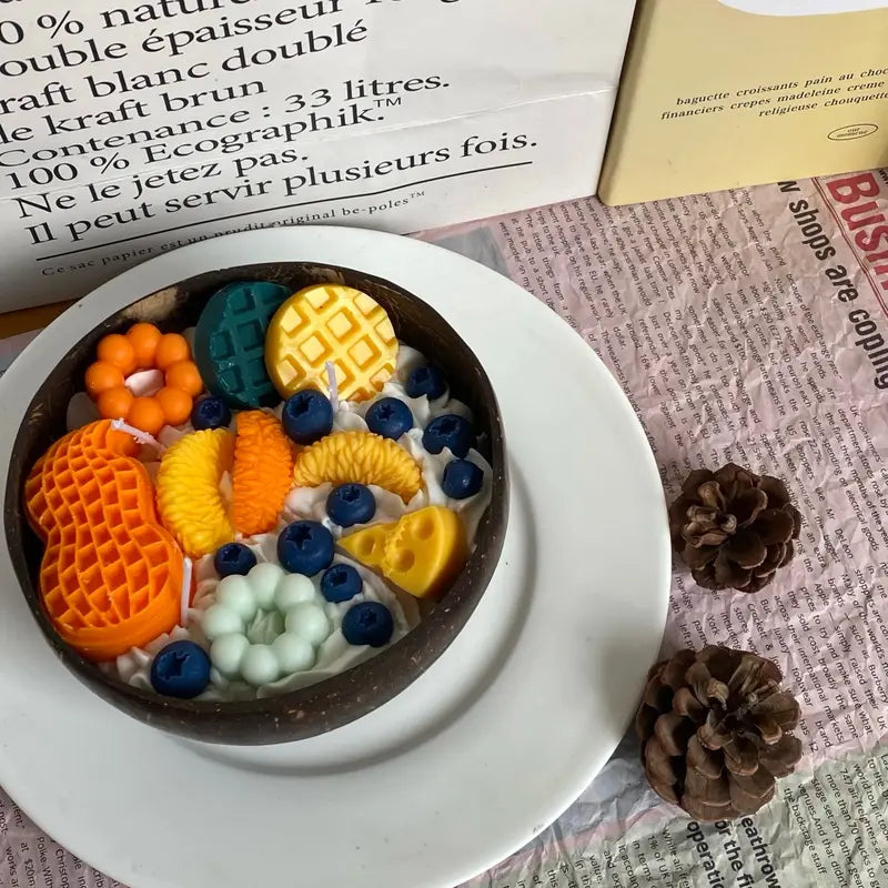 Handmade Food Candles with 3 different spectacular scents
