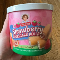 Goose Creek Limited Edition Little Debbie Small Strawberry Shortcake Rolls 3 Wick Candle