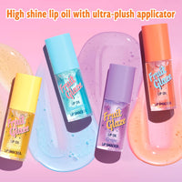 Plush Applicator for Effortless Glide, Delicious Non-Sticky Flavor - Banana