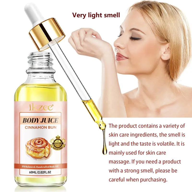 Body Oil Has Simple Ingredients with fabulous smells