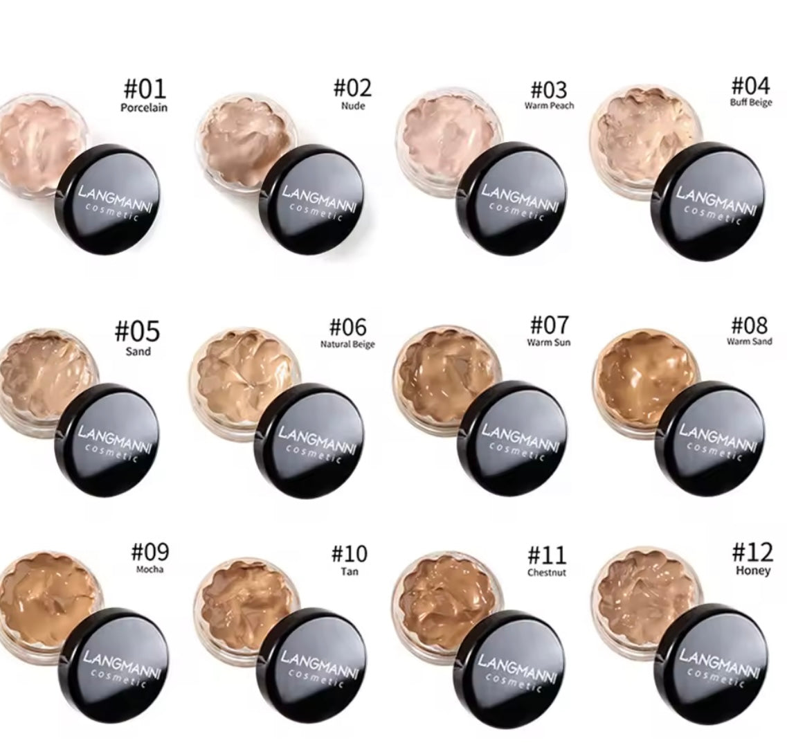 Langmanni concealer Repairing Cream Moisturizing and brightening skin tone lasting and smooth