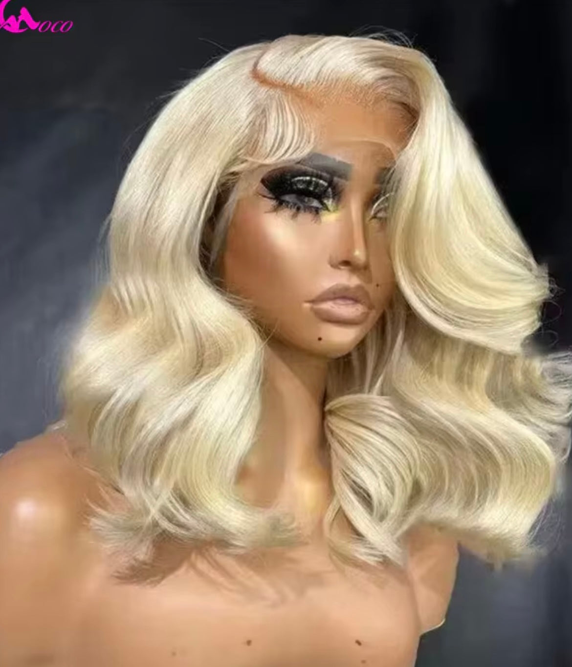 Ombre 613 Ginger Brown Colored Human Hair Wigs Short Bob Body Wave Wave 13x4 13x6 Full Frontal