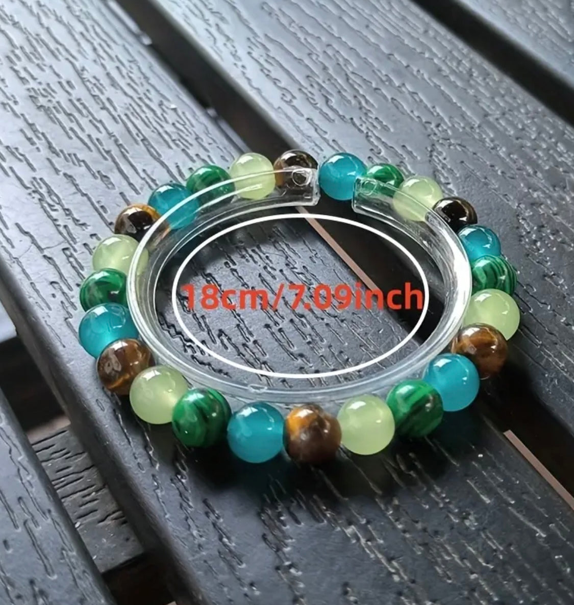 Vintage Boho Style Natural Stone Bracelet - Wealth Attraction, Good Luck Charm, Real Stone Beads, Daily Wear Accessory, Valentine'S Day Gift, All-Season Jewelry, Bracelet