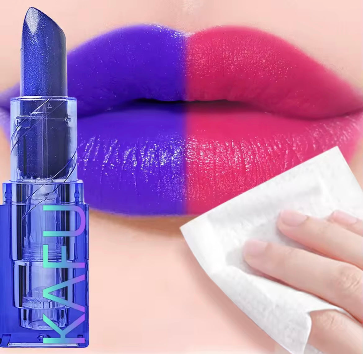 Blue Rose Lipstick Temperature Color Changing lipstic Moisturizing Female Makeup products S
