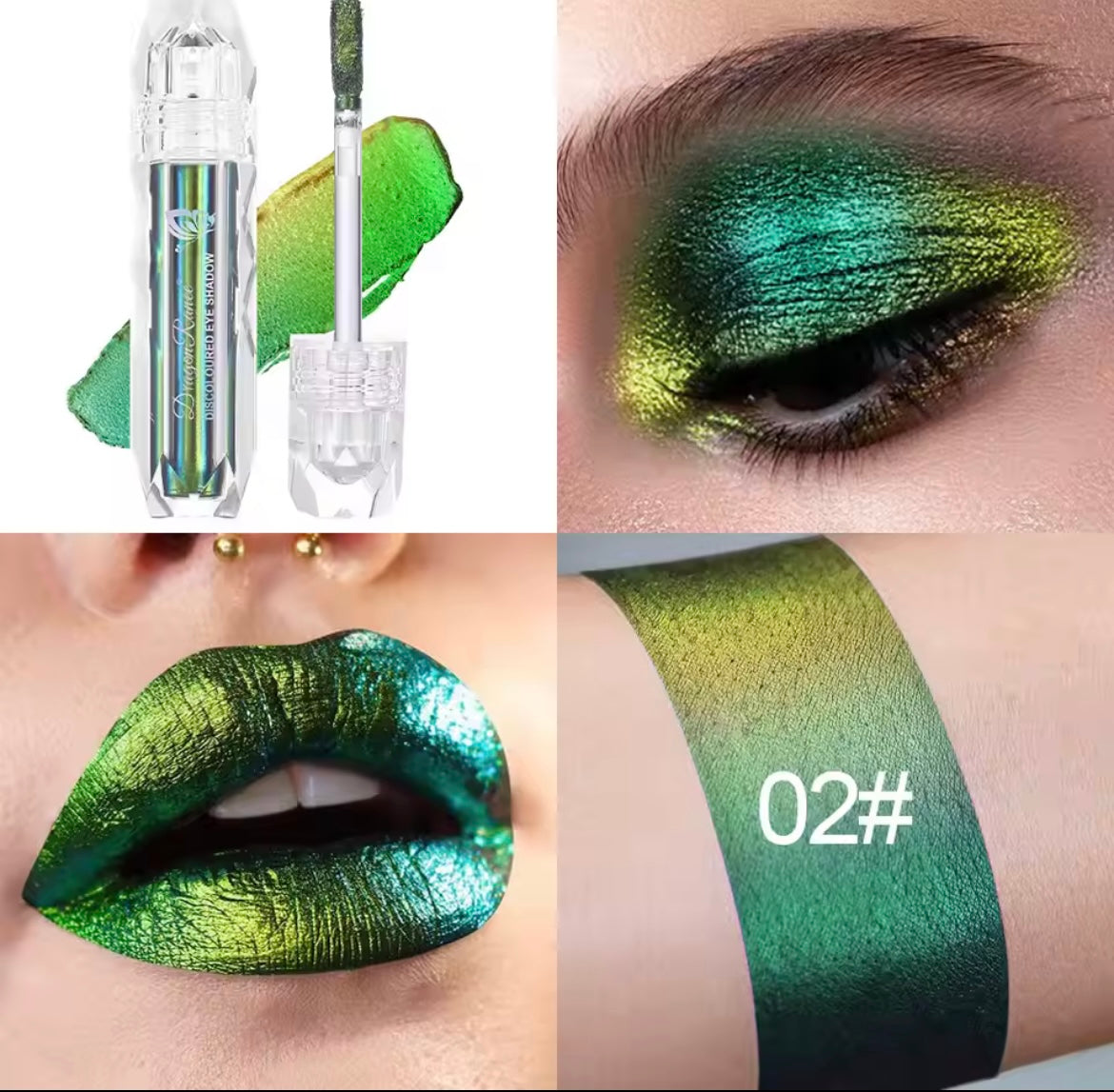 Chameleon Metal Lip Gloss Liquid Lipstick Brightening Long-Lasting Lip Gloss Multiple Colors