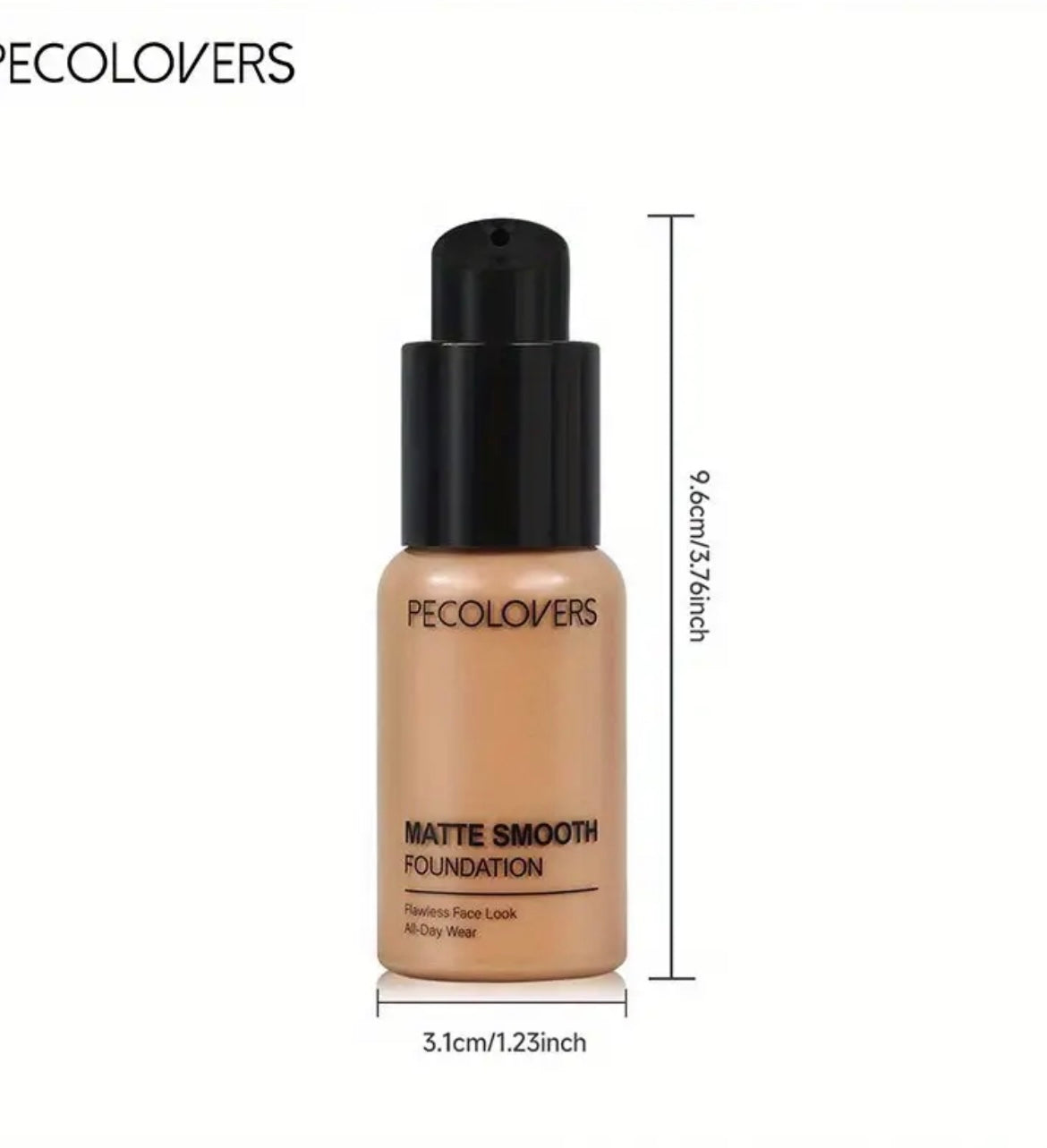 Long-Lasting Waterproof & Oil-Control Foundation Concealer Base Cream - Full Coverage (Buildable), Matte Smooth Finish, All Light Beige Types (Including Sensitive), with Dropper Cap - Darker shades for Dark Circles & Flawless Base - Everyday & Special Eve