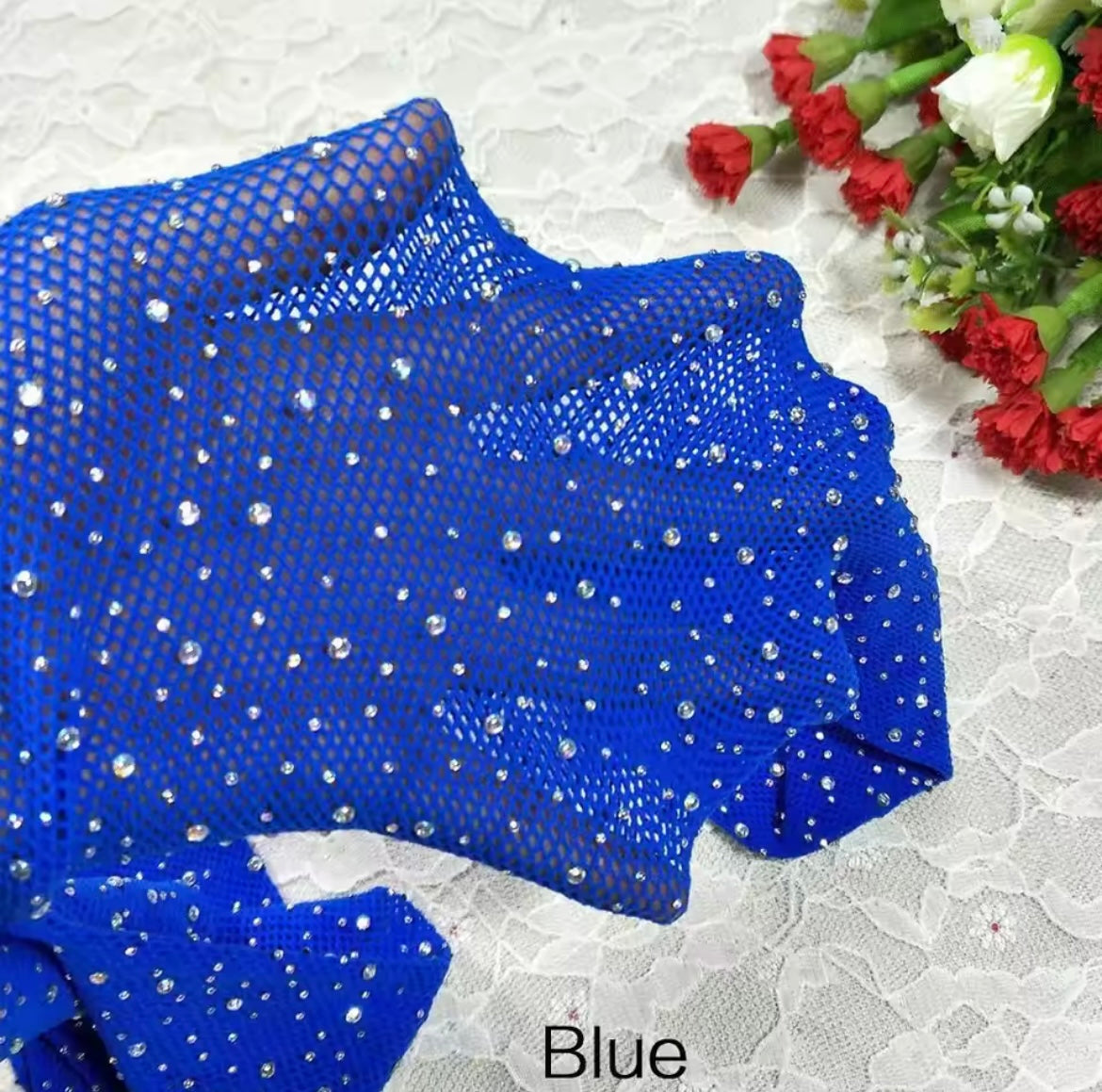 Trendy Shiny Fishnet Tights Small Mesh Glitter Pantyhose Thin drilled Stockings Women Girl