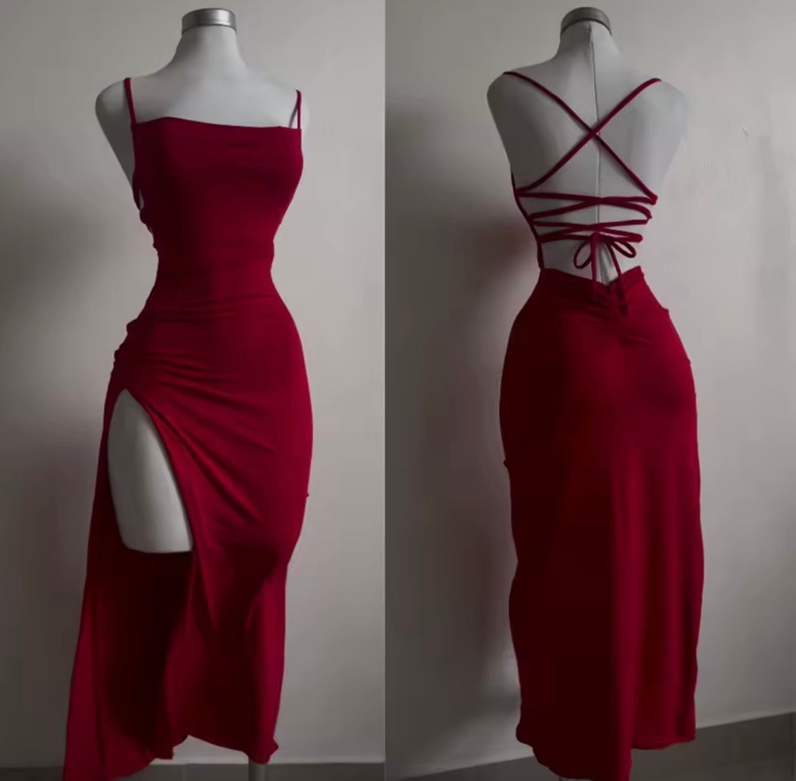 Summer Black New Dress Women Fashion Sexy Split Sleeveless Backless Slim Maxi Dress