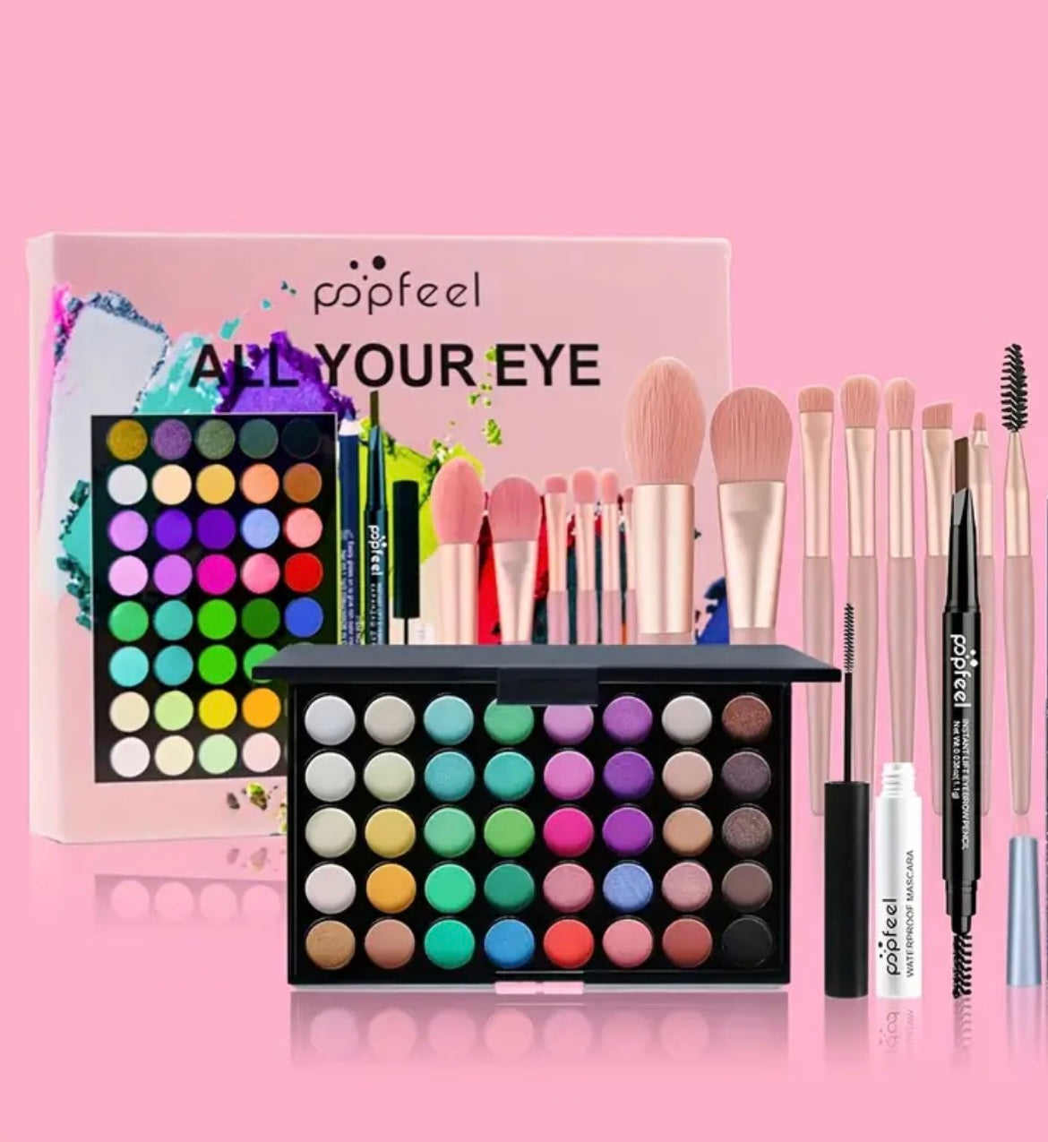 POPFEEL Complete Makeup Kit Gift Set - Perfect For Both Gifting And Personal Use, Achieve A Perfect Makeup Look!