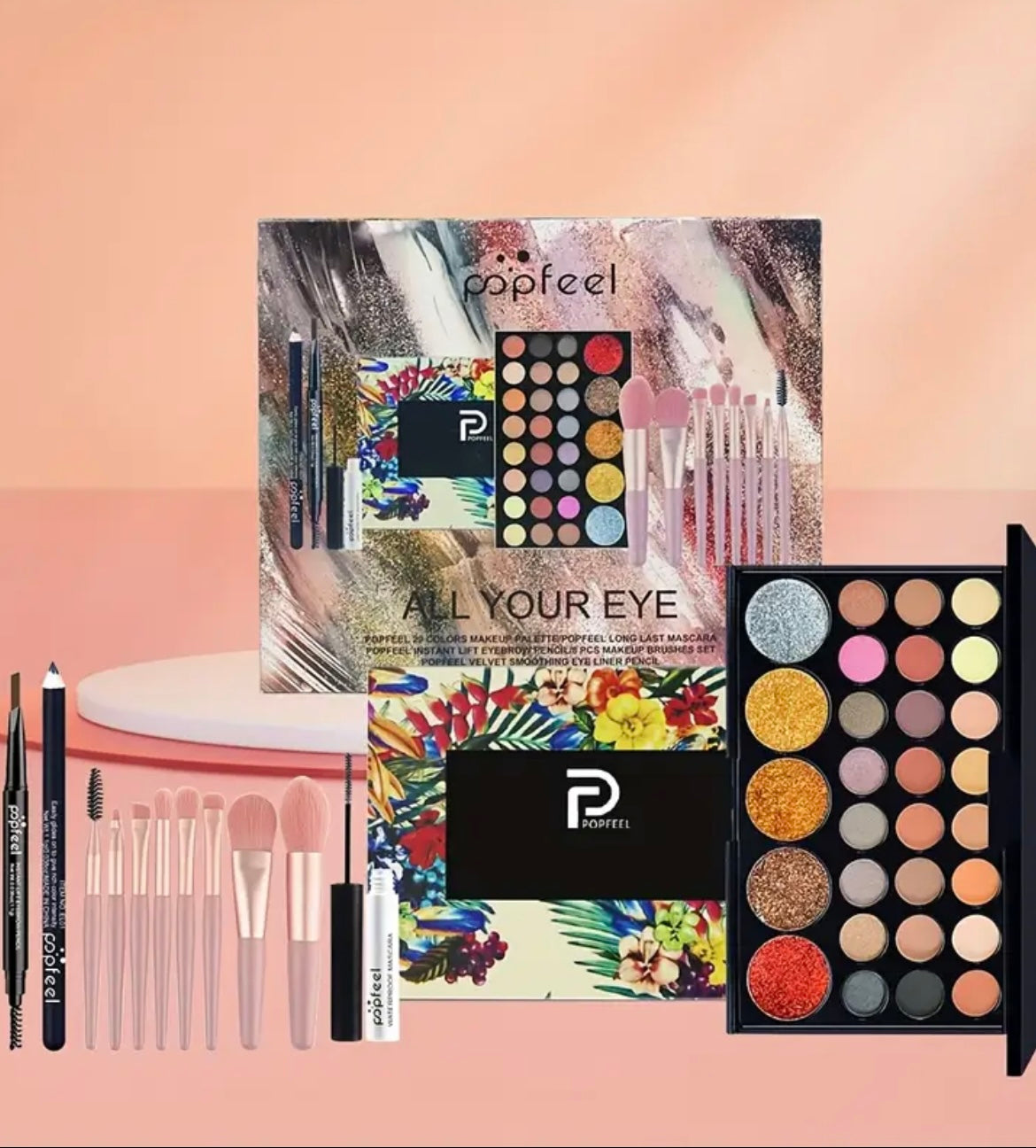POPFEEL Complete Makeup Kit Gift Set - Perfect For Both Gifting And Personal Use, Achieve A Perfect Makeup Look!