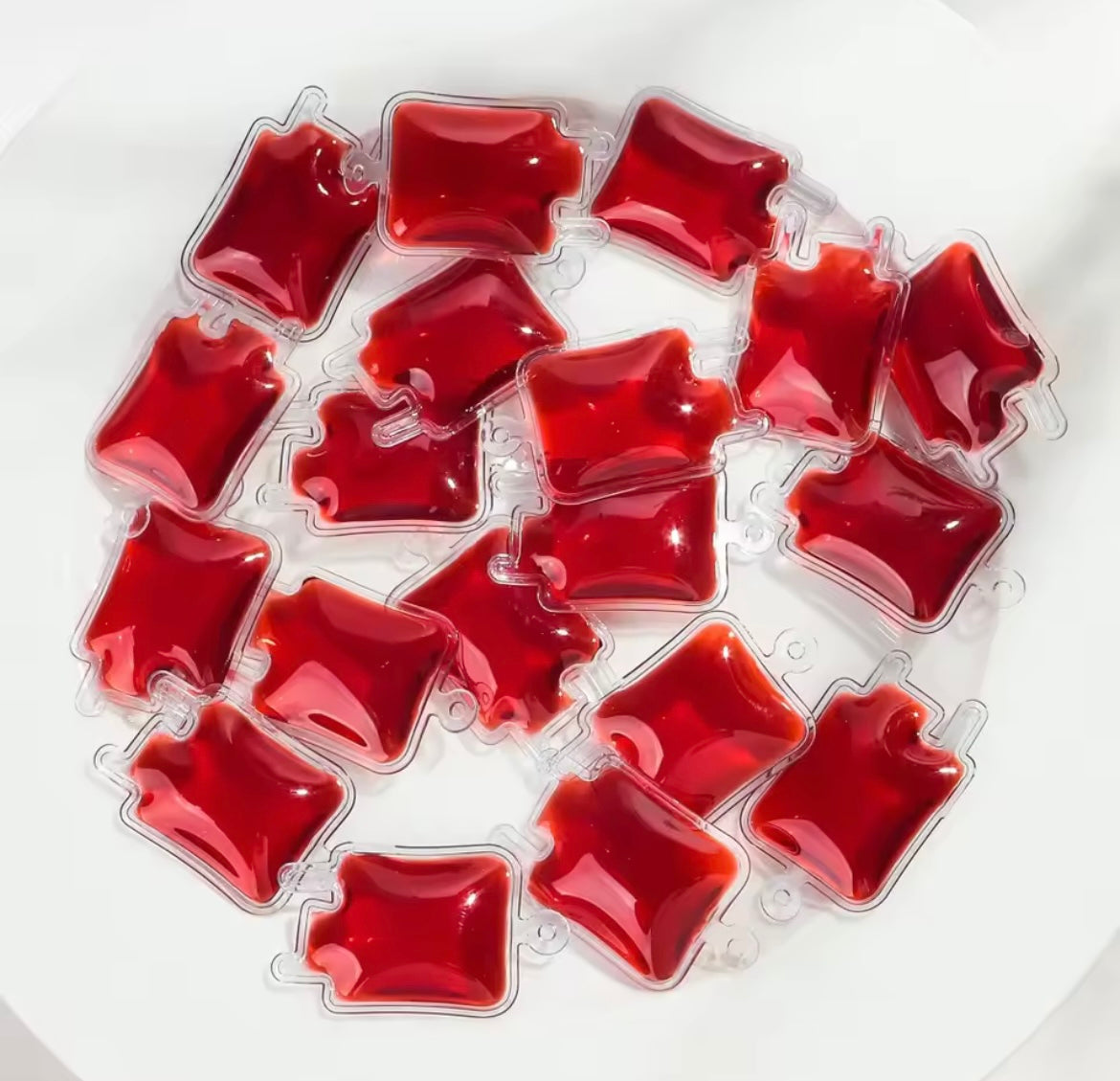 Halloween Gothic 3D Blood Bag Acrylic Charms Pendant for DIY Jewelry Keychain E