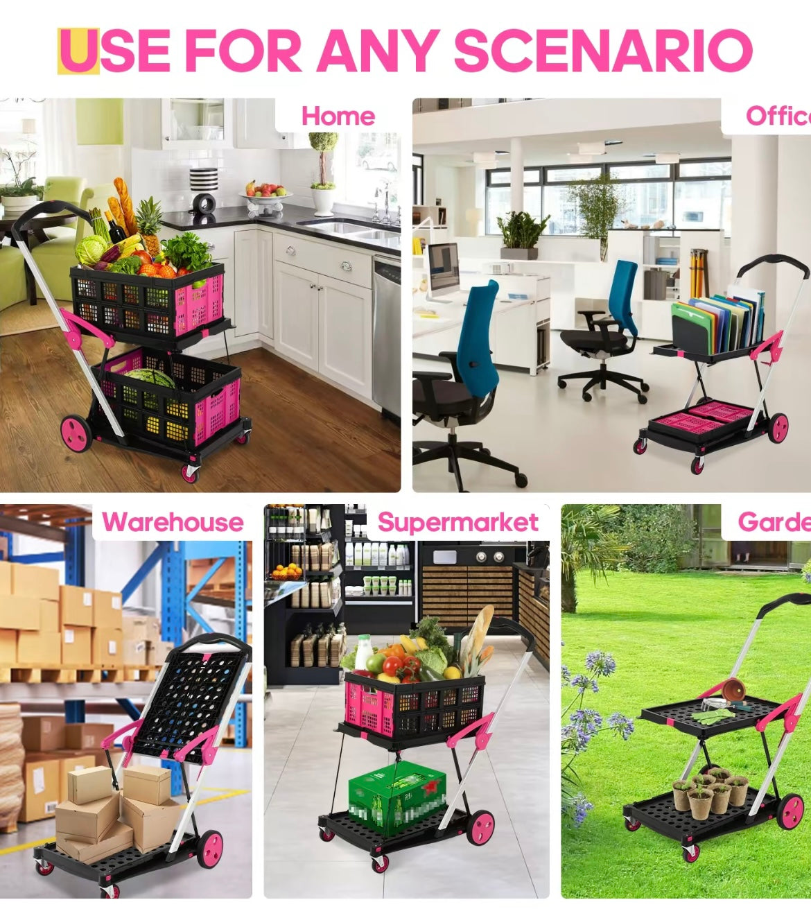 Utility foldable Shopping Cart