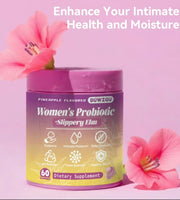Women’s probiotics Gummies-pineapple flavored supports ph balance and dryness relief