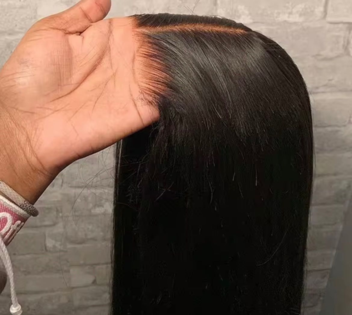 Raw Vietnamese Wig Natural Human Hair and Transparent lace Front Wig 13x6 13x4