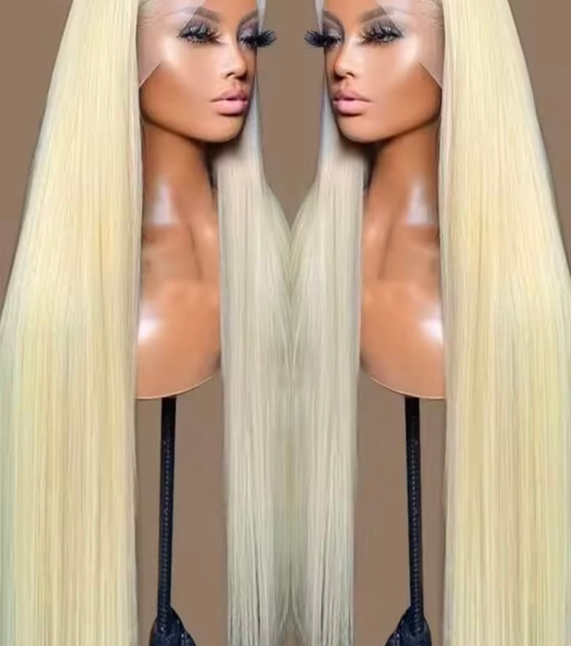 13x4 13x6 360 HD Transparent 613 Honey Blonde Color Lace Front Human Hair Wigs for Women