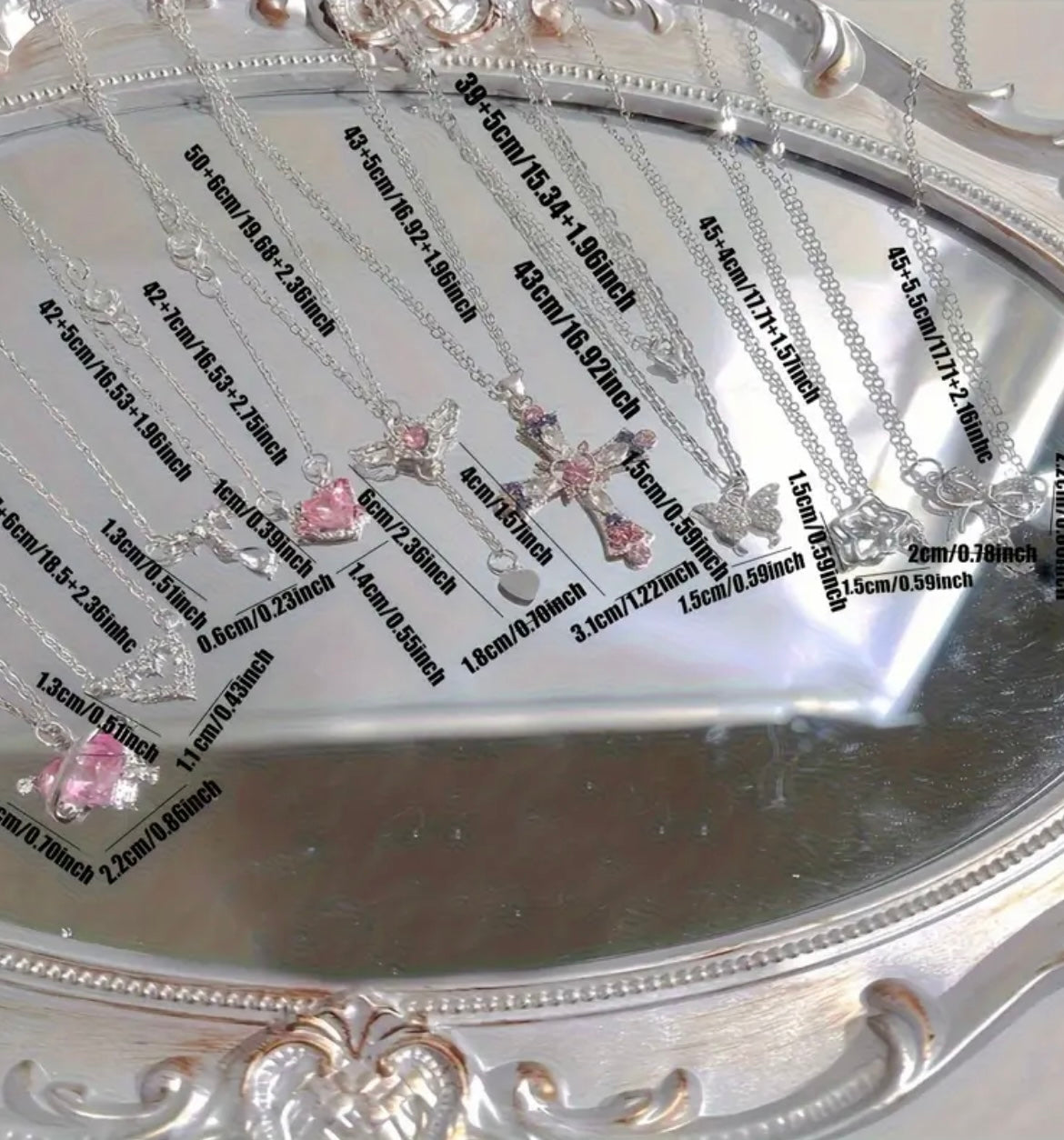 9 Stylish And Light Luxury Y2K Style Necklace Set with Geometric Pendant, Alloy Material, Suitable for Everyday Party Wear Or As a Gift to Friends