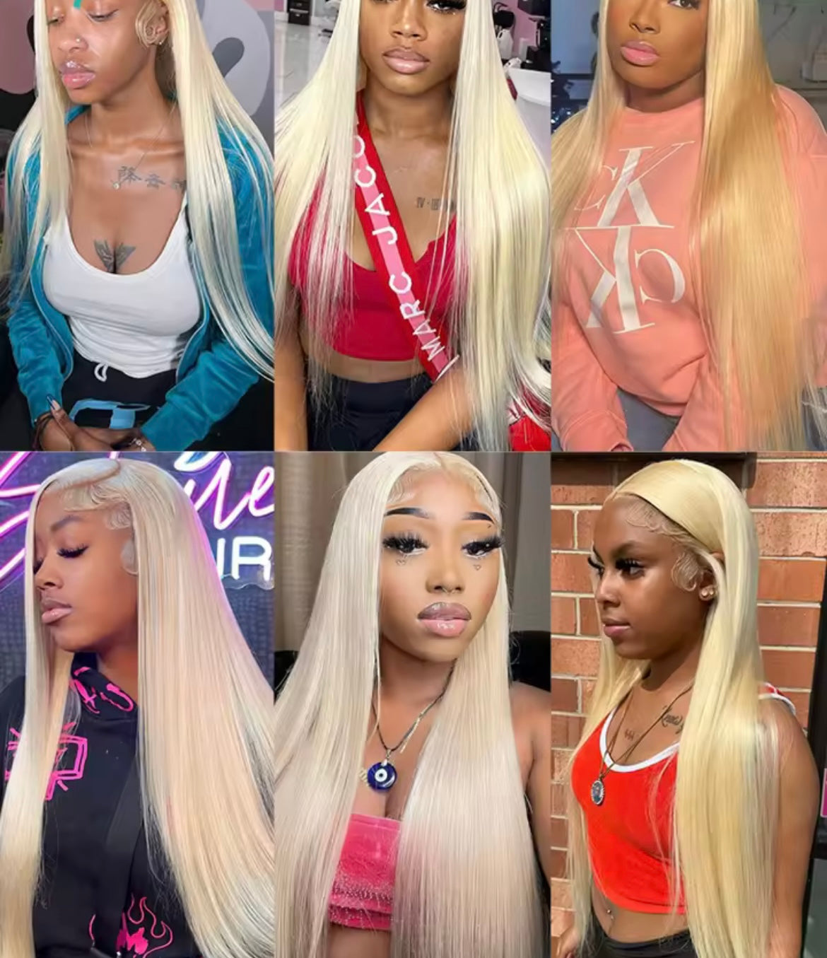 13x4 13x6 360 HD Transparent 613 Honey Blonde Color Lace Front Human Hair Wigs for Women