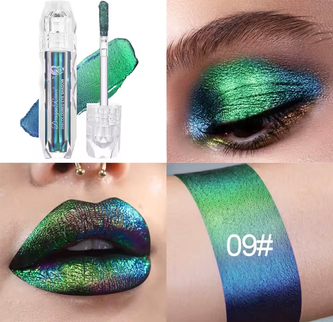Chameleon Metal Lip Gloss Liquid Lipstick Brightening Long-Lasting Lip Gloss Multiple Colors