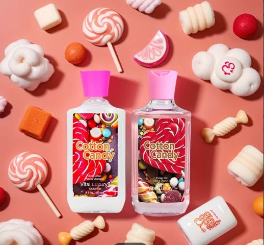 LANTERN Bath & Body Scent Set - Refreshing Candy-Themed Formula with Vitamin E &