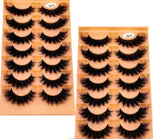 Fluffy Cat Eye False Eyelashes, Mixed Style Extension, Lightweight Natural Look for Holiday