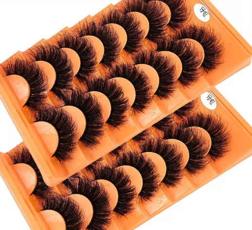Fluffy Cat Eye False Eyelashes, Mixed Style Extension, Lightweight Natural Look for Holiday