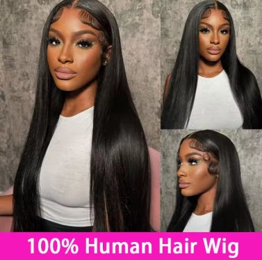 100% Malaysia Human Hair 13x6 Bone Straight Lace Front Human Hair Wigs 30 Inch 13x4 Lace Frontal Wig for Women Pre Plucked