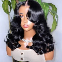 Bob Wig 13x4 Body Wave Glueless Wig Human Hair Brazilian Ready To Wear 7x5 Lace Frontal Wig Pre Cut No Glue For Women Preplucked