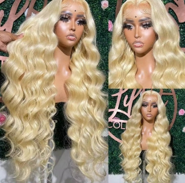 360 Lace Frontal Wig 613 Blonde 13x4 13x6 Body Wave Lace Front Wig Preplucked Brazilian Lace Front Human Hair Wigs 30 32 46 Inch