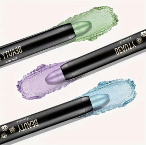 16-color pearlescent eyeliner, long-lasting waterproof eye makeup smudge-free eyeliner with color shine