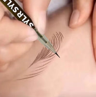 0.008mm Ultra-Thin Eyebrow Pencil, Long Lasting, Smudge-Proof, Waterproof, Sweatproof, Highly Pigmented, Easy to Apply, Liquid Eyebrow Pencil