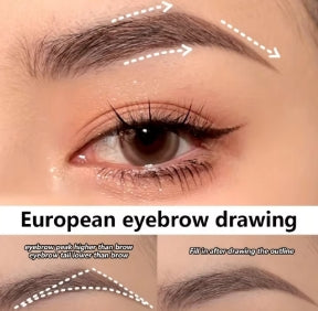 0.008mm Ultra-Thin Eyebrow Pencil, Long Lasting, Smudge-Proof, Waterproof, Sweatproof, Highly Pigmented, Easy to Apply, Liquid Eyebrow Pencil