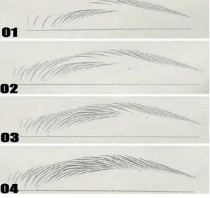 0.008mm Ultra-Thin Eyebrow Pencil, Long Lasting, Smudge-Proof, Waterproof, Sweatproof, Highly Pigmented, Easy to Apply, Liquid Eyebrow Pencil