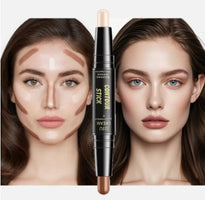 Double-ended contour bar, facial foundation, concealer, durable dark circles, contour concealer, makeup