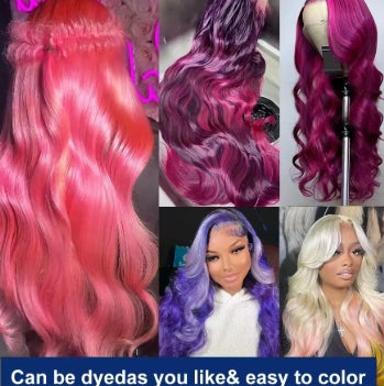 Wiggogo Body Wave 613 Hd Lace Frontal Wig 13X6 13X4 30 38 Inches Blonde Transparent Lace Front 100% Human Hair Wigs For Women