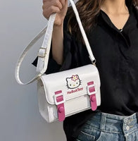 Anime Crossbody Bags Sanrio Hello Kitty Melody Kuromi Cinnamon Girls Women Luxury Brand Handbag High Quality Designer Handbags Gifts