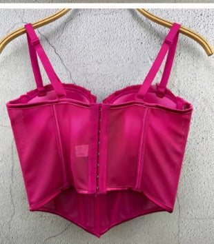 Y2k Top Women Clothing Sexy Tops Camis Tees Fashion Clothes Corset Streetwear Party Club Underwear Bustiers Slimming Lingerie