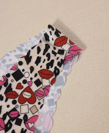 7pcs - Women's Panties with Floral, Star & Heart Prints and Butterfly Patterns Autumn/Winter Vintage Print Sexy Seamless Smooth Breathable Comfortable Underwear