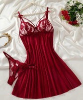Large Size Sexy Mesh, Sexy Sleepwear, Sexy Suspender, Pure Desire, Seductive Lace Sleepwear