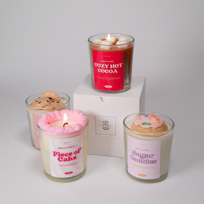 Dessert Candle, Boutique sweet Candle, Delicious Cute Candles, Fake Food Candle,