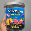 Mike & Ike Berry Blast 14 oz Scented Candle Triple Wick Aroma Jar Net Weight