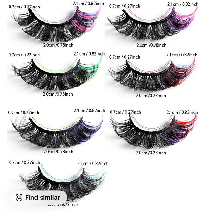 Corner fill eye lashes