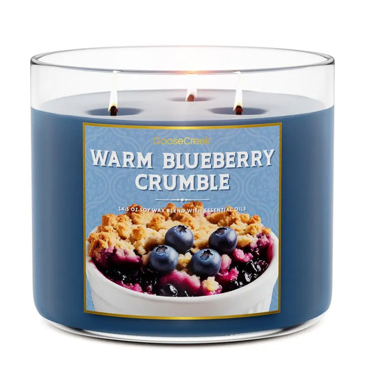 Creek Warm Blueberry Crumble 3-Wick Candle