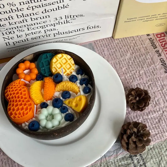 Handmade Food Candles with 3 different spectacular scents