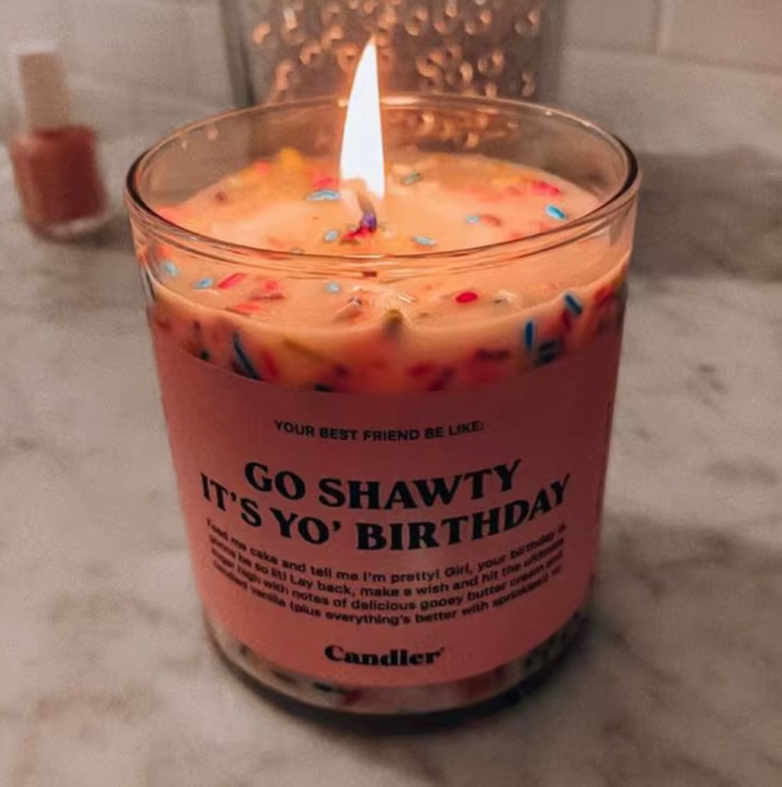 Go shawty Birthday Soy Wax Candles