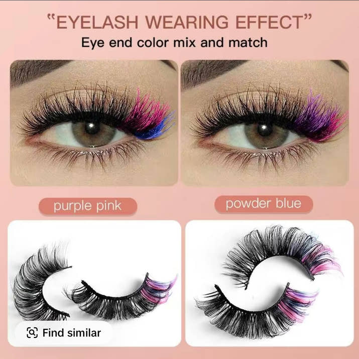Corner fill eye lashes