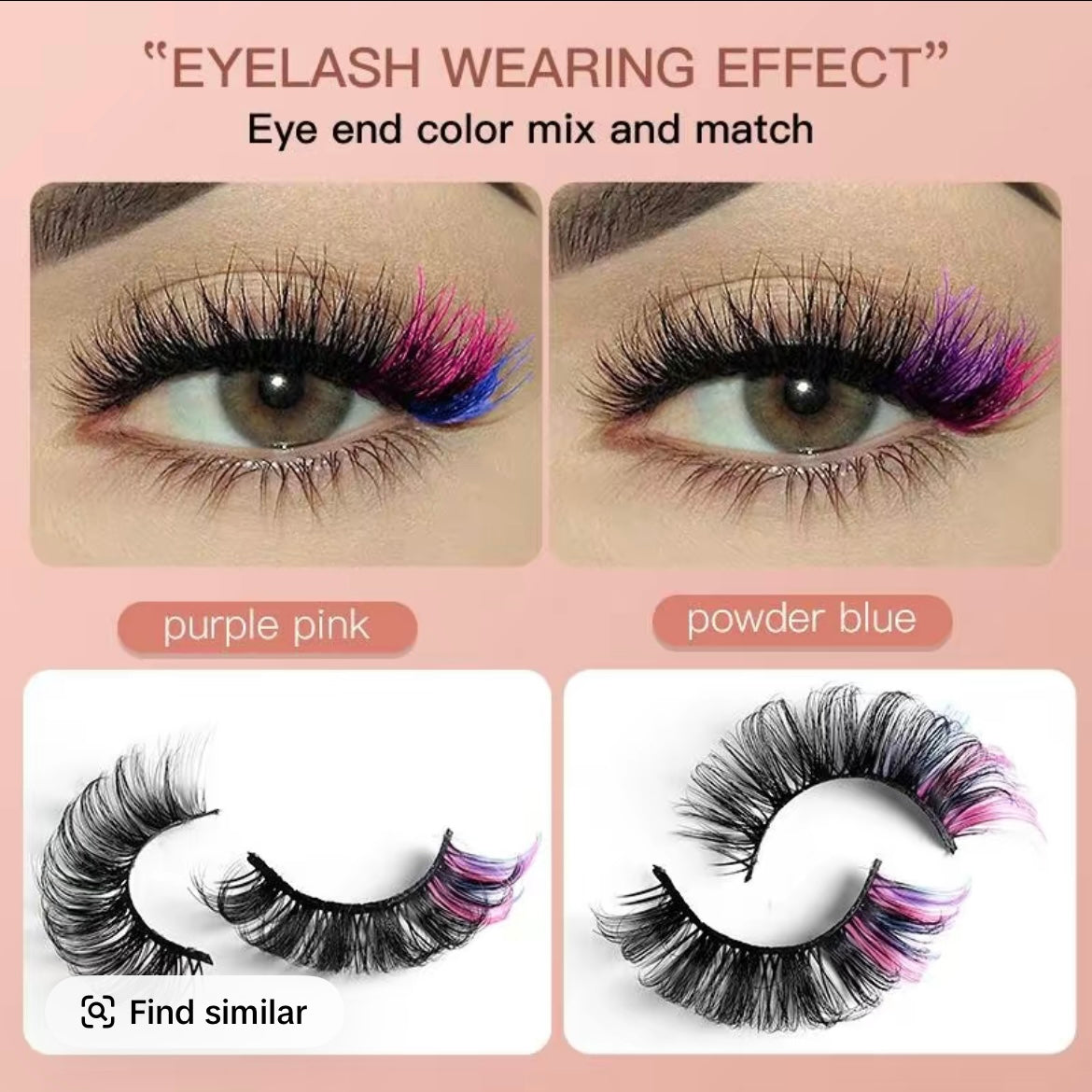 Corner fill eye lashes