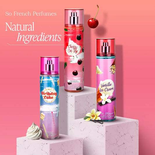 Vanilla Chocolate Body Mist Spray Nicley  & Decadent Fragrance