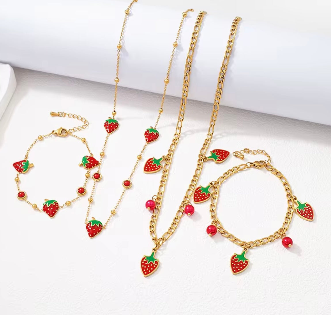 Stainless steel Starberry Necklace