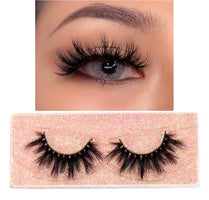 FOXESJI Makeup Eyelashes 3D Mink Eye Lashes Fluffy Soft Wispy Natural Lashes Extension