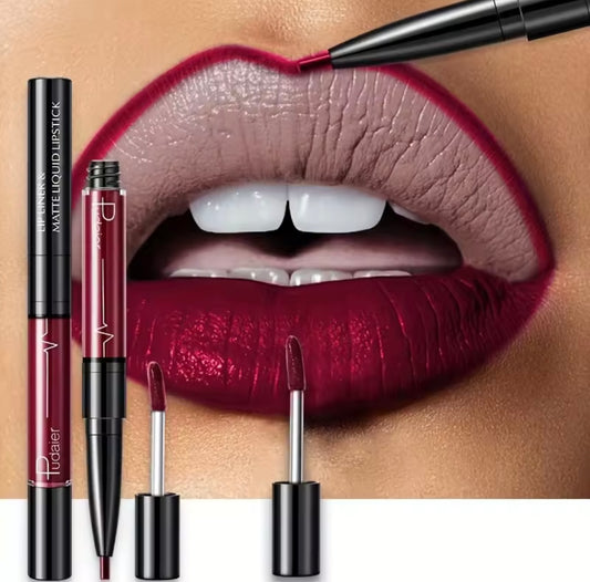 Ultra-Precise Waterproof Lip Lush Lip Liners with High Pigment, Smooth, Sweatproof, Long-Lasting
